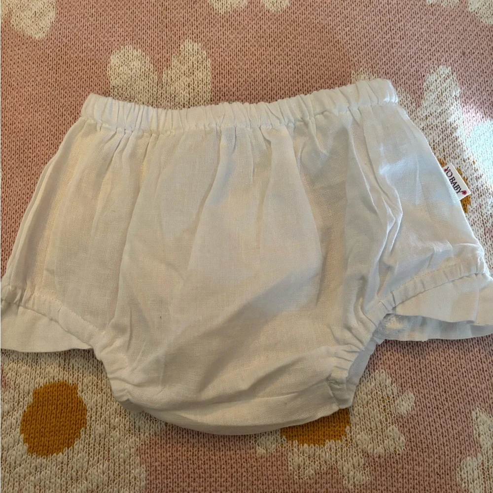 Embroidered “Ruby” diaper cover for baby girl